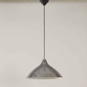 Hanglamp van Lisa Johansson Pape voor Orno, Finland,  1960s | Zilverkleurig