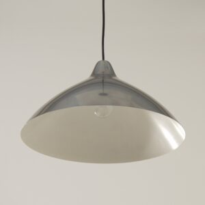 Hanglamp van Lisa Johansson Pape voor Orno, Finland,  1960s | Zilverkleurig