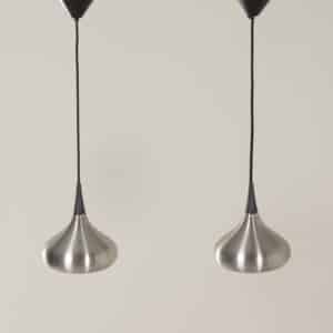 Paar Orient Minor Hanglampen van Jo Hammerborg voor Fog &#038; Morup, 1960s