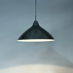 Hanglamp van Lisa Johansson Pape voor Orno, Finland,  1960s | Zilverkleurig