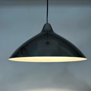 Hanglamp van Lisa Johansson Pape voor Orno, Finland,  1960s | Zilverkleurig
