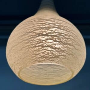 Satijnglazen Hanglamp NB 99 E/00 van Philips, 1958