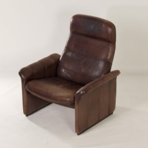 DS 52 Lounge Fauteuil in Buffelleer van deSede, 1980s (1)