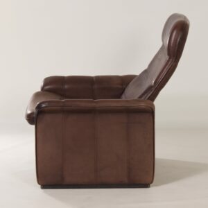 DS 52 Lounge Fauteuil in Buffelleer van deSede, 1980s (1)