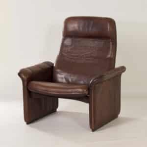 DS 52 Lounge Fauteuil in Buffelleer van deSede, 1980s (2)