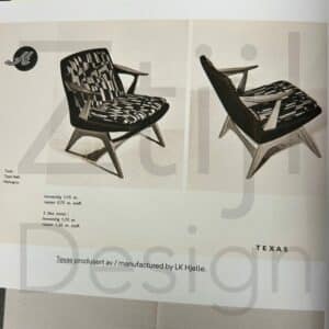 Texas Fauteuil van Karl Edvard Korseth voor LK Hjelle, 1950s &#8211; Opnieuw Gestoffeerd