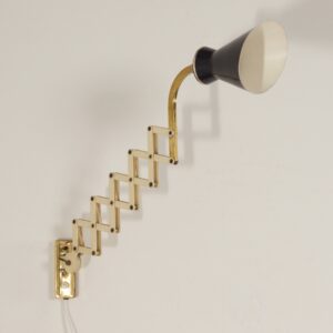 Diabolo Wandschaarlamp van Karl Lang voor SIS lICHT, 1950s