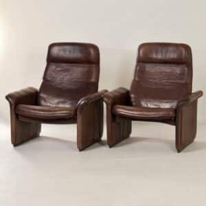 DS 52 Lounge Fauteuil in Buffelleer van deSede, 1980s (1)