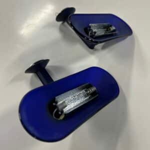 Paar Jill Uplighters van Perry King en S. Miranda  &#038; G. Arnaldi voor Arteluce, 1970s | Blauw