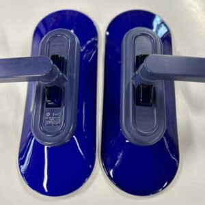 Paar Jill Uplighters van Perry King en S. Miranda  &#038; G. Arnaldi voor Arteluce, 1970s | Blauw