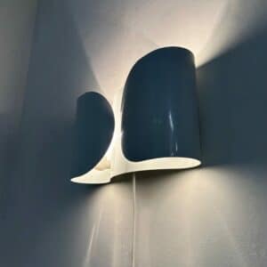 Witte Foglio Wandlamp van Tobia Scarpa voor Flos, 1980s