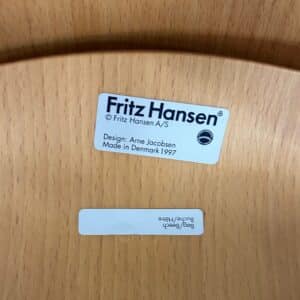 Beuken Vlinderstoelen van Arne Jacobsen voor Fritz Hansen, 1990s | Set van 4