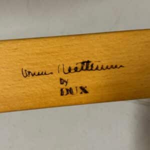 Pernilla Fauteuil van Bruno Mathsson voor Dux, 1980s | Rode Velours Bekleding