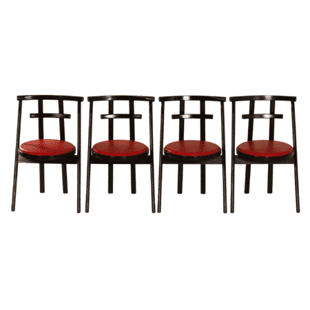 Eetkamerstoelen Alcina van Piero De Martini voor Cassina, 1980s | Set van 4