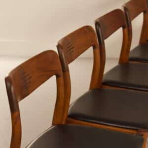 Deense Eetkamerstoelen van Johannes Andersen voor Uldum, 1960s | Set van 6