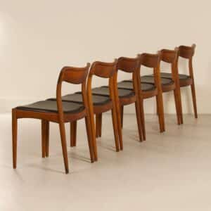 Deense Eetkamerstoelen van Johannes Andersen voor Uldum, 1960s | Set van 6