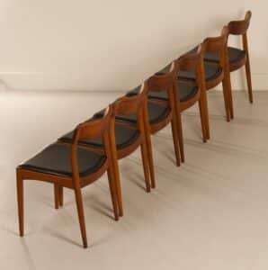 Deense Eetkamerstoelen van Johannes Andersen voor Uldum, 1960s | Set van 6