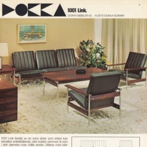 Unieke Loungeset van Sven Ivar Dysthe voor Dokka Møbler, 1960s