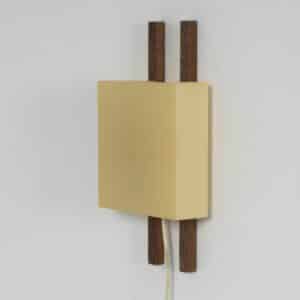 NX174 Wandlamp van Philips, 1960s |  Kunststof Kap Op Wengé Wandarmen