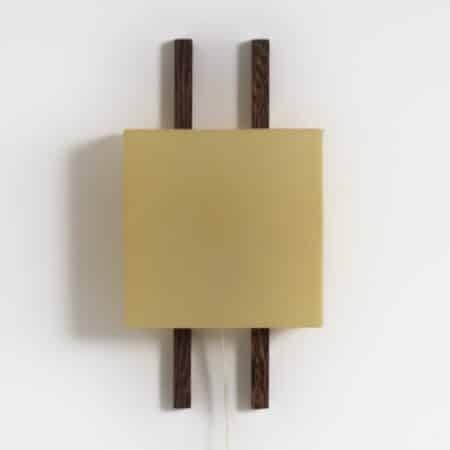 NX174 Wandlamp van Philips, 1960s |  Kunststof Kap Op Wengé Wandarmen