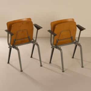 Paar Opklapstoelen met Armleuningen van Ahrend De Cirkel, 1960s