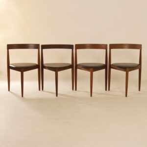 Roundette Eetkamerstoelen van Hans Olsen voor Frem Røjle, 1960s &#8211; Set van 4