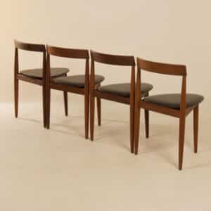 Roundette Eetkamerstoelen van Hans Olsen voor Frem Røjle, 1960s &#8211; Set van 4