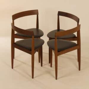Roundette Eetkamerstoelen van Hans Olsen voor Frem Røjle, 1960s &#8211; Set van 4