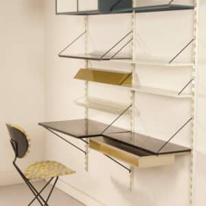 Pilastro Wandsysteem met Bureau van Tjerk Reijenga voor C.V. Reijenga&#8217;s Apparatenbouw, 1960s