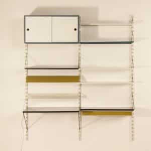 Pilastro Wandsysteem met Bureau van Tjerk Reijenga voor C.V. Reijenga&#8217;s Apparatenbouw, 1960s