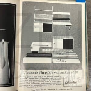Pilastro Wandsysteem met Bureau van Tjerk Reijenga voor C.V. Reijenga&#8217;s Apparatenbouw, 1960s