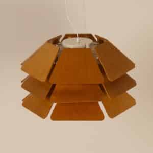 Deense Hanglamp 838 van P&#038;P Ljus ab, 1970s | Imposante Grote Lamp
