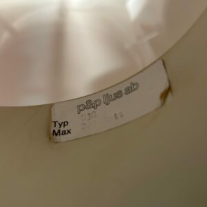 Deense Hanglamp 838 van P&#038;P Ljus ab, 1970s | Imposante Grote Lamp