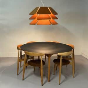 Deense Hanglamp 838 van P&#038;P Ljus ab, 1970s | Imposante Grote Lamp