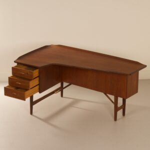 Boomerang Bureau van Peter Løvig Nielsen voor Hedensted mobelfabrik, 1960s