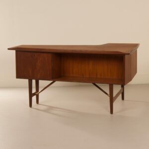 Boomerang Bureau van Peter Løvig Nielsen voor Hedensted mobelfabrik, 1960s