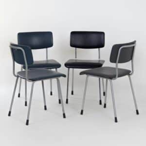 1231 Buisstoelen van Ontwerpbureau Gispen voor Gispen, ca 1960s | Set van 4