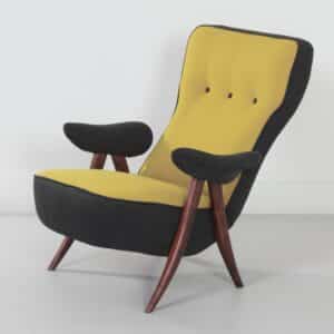 Fauteuil Model 105 Hairpin van Theo Ruth voor Artifort, 1950s