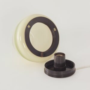 Plafonière met Glazen Kap van Brüne, 1960s
