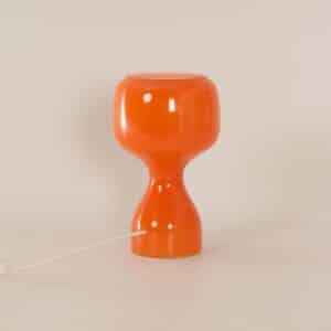 Tafellamp in Oranje Glas van Herwig and Frank Sterckx voor Massive, 1970s