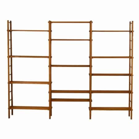 Vintage Stokkenkast Wandmeubel, 1960s
