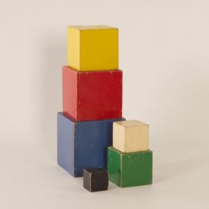 ADO Kubus Blokken 6-delig van Ko Verzuu, 1930s | Verzamelobject