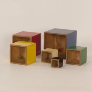 ADO Kubus Blokken 6-delig van Ko Verzuu, 1930s | Verzamelobject