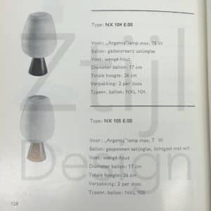 Tafellamp in Wengé en Satijnglas van Philips, 1960s