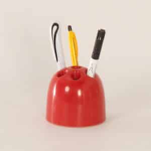 Vintage Rode &#8220;Dedalino&#8221; Pennenhouder van Emma Gismondi voor Artemide, 1960s