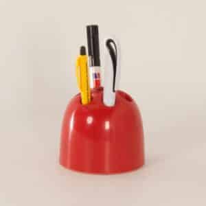 Vintage Rode &#8220;Dedalino&#8221; Pennenhouder van Emma Gismondi voor Artemide, 1960s