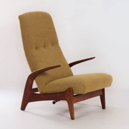 Fauteuil "Rock 'n Rest" van Rastad and Relling voor Gimson & Slater, '60s - Nieuwe Ploegstof