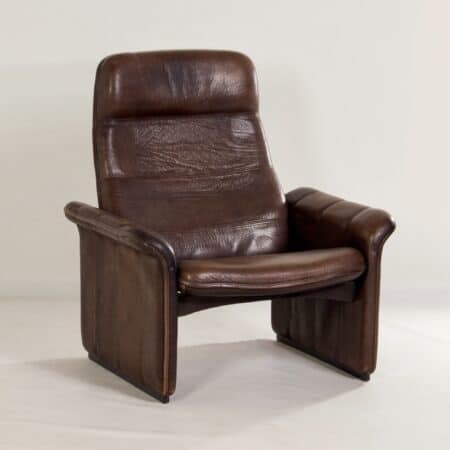 DS 52 Lounge Fauteuil in Buffelleer van deSede, 1980s (2)