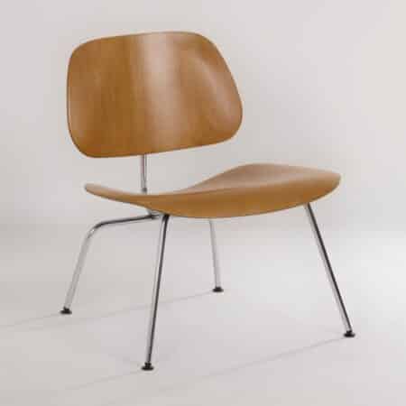 LCM Fauteuil van Charles en Ray Eames voor Herman Miller - Vroege Editie uit 1954 in Berkenhout
