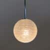 Rode Perfolux Hanglamp van N. Hiemstra voor Hiemstra Evolux, 1950s